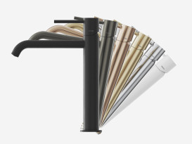 Смеситель для раковины Ravak Espirit BeCool однорычажный золото матовое X070561