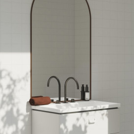 Смеситель для раковины Ravak Espirit двухрычажный на 3 отверстия графит матовый X070312