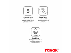 Смеситель для раковины Ravak Espirit двухрычажный на 3 отверстия золото матовое X070599