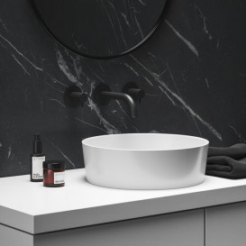 Змішувач для раковини Ravak Espirit настінний двоважільний чорний матовий X070276