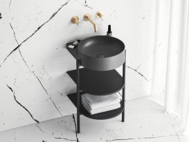 Змішувач для раковини Ravak Espirit настінний двоважільний золото матове X070600