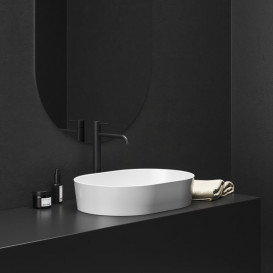 Змішувач для раковини Ravak Espirit одноважільний чорний матовий X070274