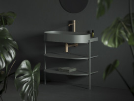 Смеситель для раковины Ravak Espirit однорычажный золото матовое X070598