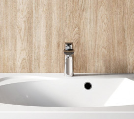 Смеситель для раковины Ravak Flat однорычажный с донным клапаном глянцевый хром X070117