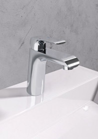 Смеситель для раковины Ravak Flat однорычажный глянцевый хром X070118