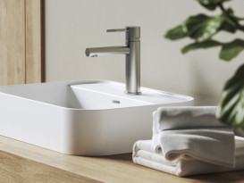 Змішувач для раковини Ravak Nox NX 014 одноважільний матова нержавіюча сталь X070644