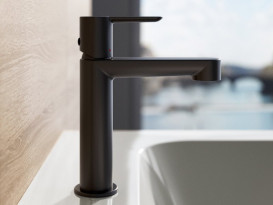 Смеситель для раковины Ravak Puri однорычажный черный X070505