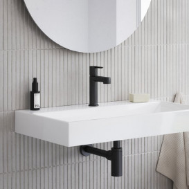 Смеситель для раковины Ravak Puri PU 014.20 однорычажный черный X070181