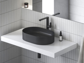 Змішувач для раковини Ravak Сhrome II CR II 015.22BL одноважільний чорний X070591