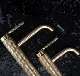 Смеситель для раковины Rea Argon однорычажный матовое золото REA-B7802