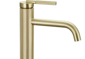 Смеситель для раковины Rea Argon однорычажный матовое золото REA-B7802