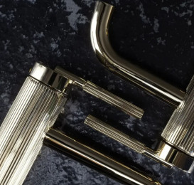 Змішувач для раковини Rea Argon одноважільний золото REA-B7803