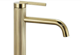 Змішувач для раковини Rea Argon одноважільний золото REA-B7803