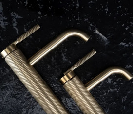 Смеситель для раковины Rea Argon однорычажный матовое золото REA-B7801