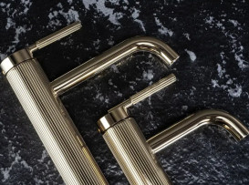 Смеситель для раковины Rea Argon однорычажный золото REA-B7800