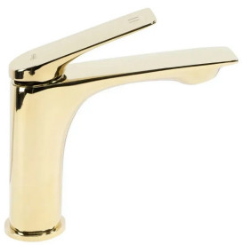 Смеситель для раковины Rea Avalon однорычажный золото REA-B1118