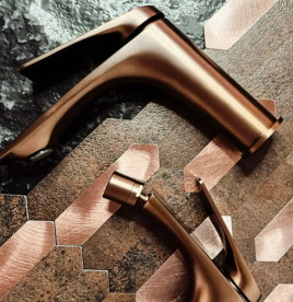 Змішувач для раковини Rea Avalon одноважільний матова мідь REA-B5064