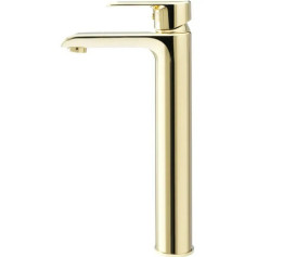 Смеситель для раковины Rea Bloom однорычажный золотой REA-B6201