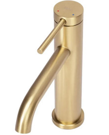 Змішувач для раковини Rea Clif одноважільний золотий матовий REA-B5323