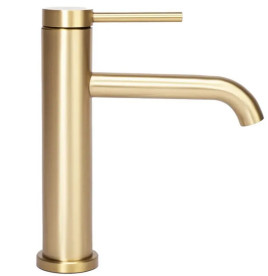 Змішувач для раковини Rea Clif одноважільний золотий матовий REA-B5323