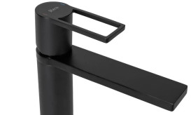 Змішувач для раковини Rea Flip одноважільний чорний REA-B2007