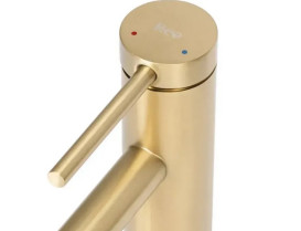 Змішувач для раковини Rea Foss одноважільний золотий матовий REA-B5316