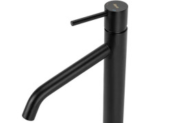 Смеситель для раковины Rea Level однорычажный черный REA-B2047