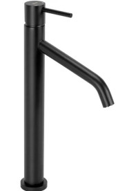 Смеситель для раковины Rea Level однорычажный черный REA-B2047