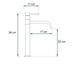 Смеситель для раковины Rea Lugano однорычажный черный REA-B5001