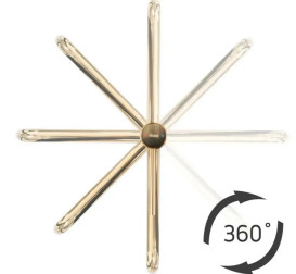 Смеситель для раковины Rea Lugano Slim однорычажный матовое золото REA-B4420