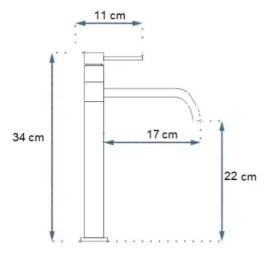 Змішувач для раковини Rea Lugano Slim одноважільний матове золото REA-B4420