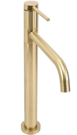 Смеситель для раковины Rea Lugano Slim однорычажный матовое золото REA-B4420