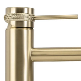 Змішувач для раковини Rea Lungo Grip одноважільний матове золото REA-B6896