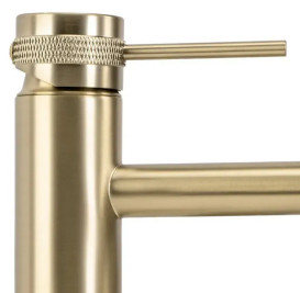 Смеситель для раковины Rea Lungo Grip однорычажный матовое золото REA-B6950
