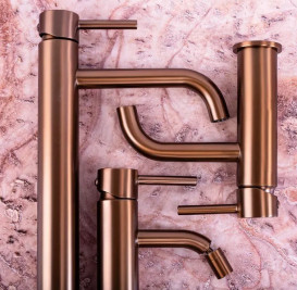 Змішувач для раковини Rea Lungo одноважільний матова мідь REA-B1114