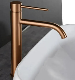 Змішувач для раковини Rea Lungo одноважільний матова мідь REA-B1114