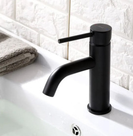 Змішувач для раковини Rea Lungo одноважільний чорний REA-B4102