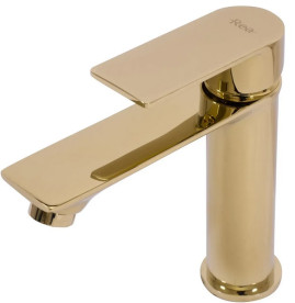 Смеситель для раковины Rea Mayson однорычажный золотой REA-B5101