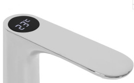 Смеситель для раковины Rea Mils однорычажный с LCD дисплеем хром REA-B2000