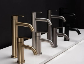 Смеситель для раковины Rea Ontario однорычажный матовое золото REA-B5505