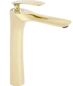 Смеситель для раковины Rea Orbit однорычажный золотой REA-B2051