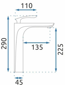 Смеситель для раковины Rea Orbit однорычажный черный/золото REA-B2055