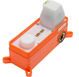 Смеситель для раковины Rea Oval настенный однорычажный черный REA-B8860