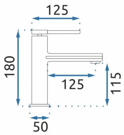 Смеситель для раковины Rea Oval однорычажный золото REA-B6515