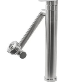 Смеситель для раковины Rea Paco однорычажный никель REA-B0537