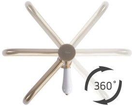 Смеситель для раковины Rea Serra однорычажный матовое золото REA-B1144