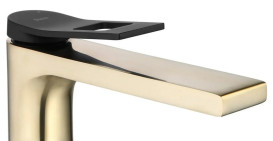 Смеситель для раковины Rea Soul однорычажный матовое золото REA-B9961