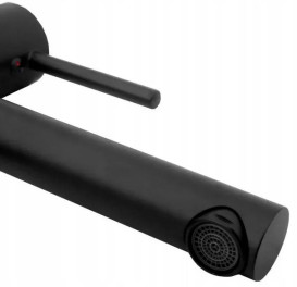 Смеситель для раковины Rea Tess однорычажный черный REA-B0229