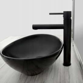 Смеситель для раковины Rea Tess однорычажный черный REA-B0229