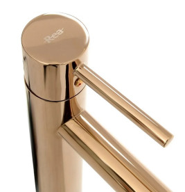 Смеситель для раковины Rea Tess однорычажный розовое золото REA-B8804